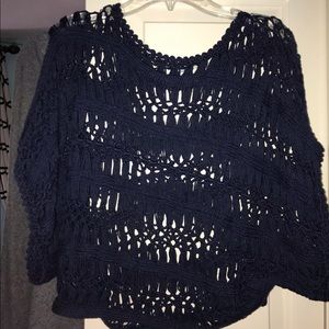 See through sweater